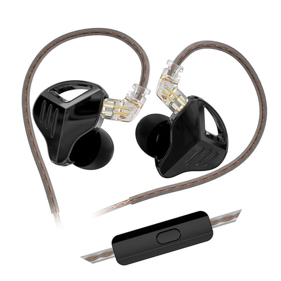 Acoustically Tuned Metal Shell IEMs Earphones Earbuds With Replaceable Cable Design Optimized For Long Music or Game