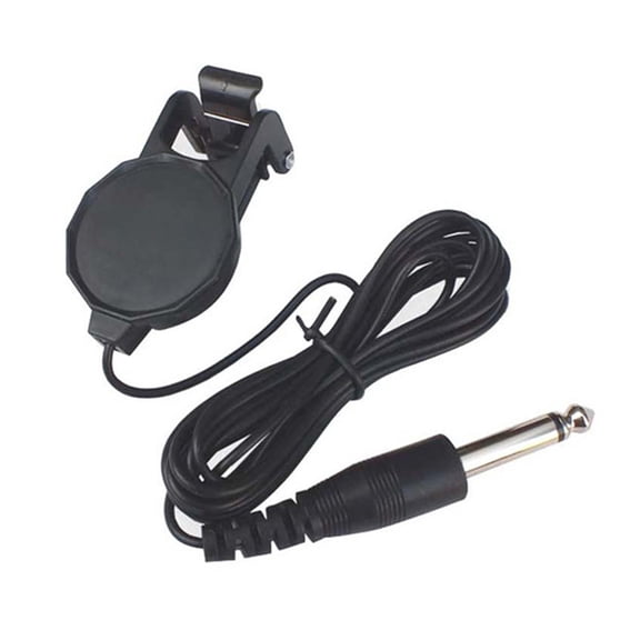 Acoustics Guitar Piezo Pickup 6.35mm Output Sound Piezo Contact Pickup Replacement Clip on Microphone Piezo Pickup