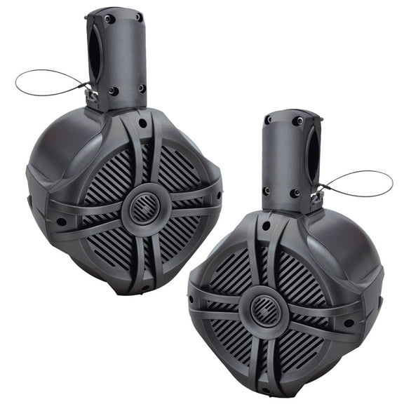 Acoustik Mwt-65t Marine-grade 6.5" 500-watt Wake Tower Enclosure & Speaker System (titanium)