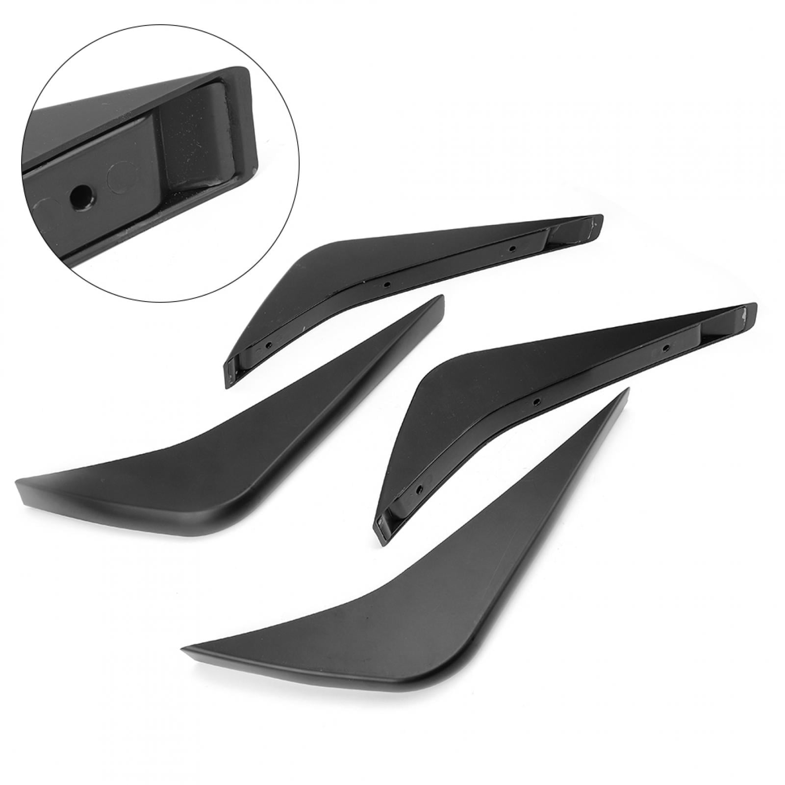 Acouto Car Spoiler ABS Black 36.5x25.5x16/14.4x10x6.3in Rear Bumper