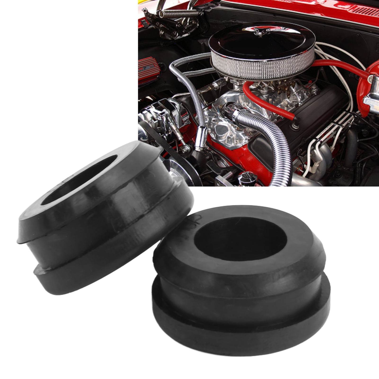 Acouto PCV Breather Grommets For SBC BBC SBF 350 A96 Engine 2pcs High