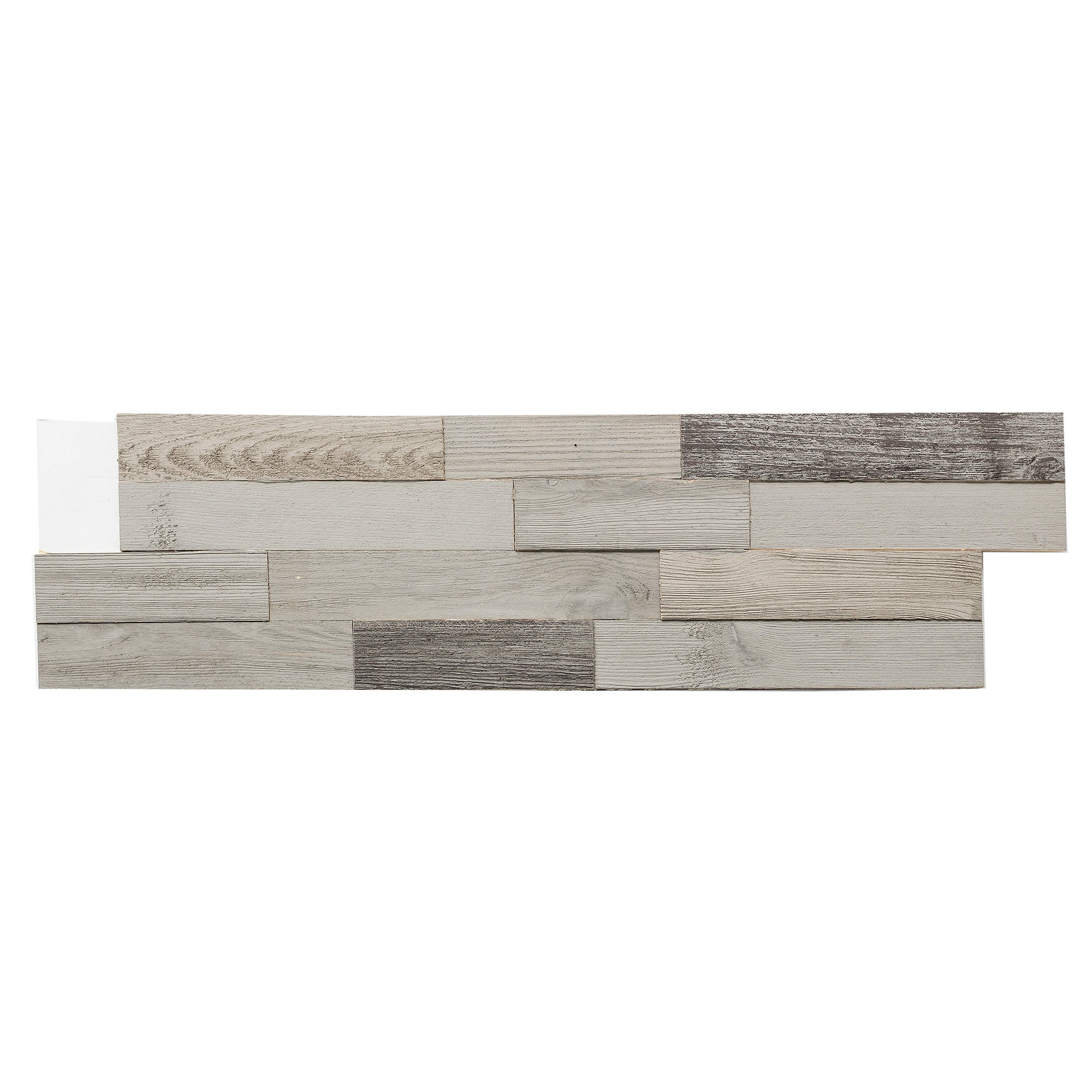 Weathered Barn Gray Peel and Stick Wood Wall Panels