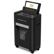 QUIETLEMON 120-Sheet Auto Feed Cross-Cut Paper Shredder Heavy Duty 8 Sheets Manual Shredders with 5.3 Gal Pullout Bin