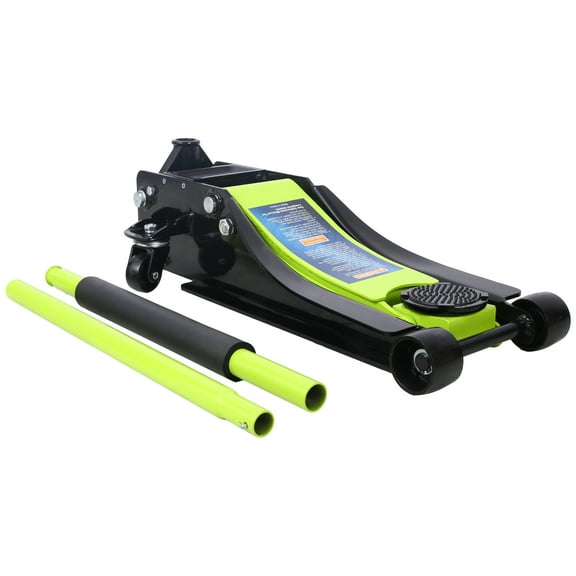 Acpouw Floor Jack, 3.5 Ton Low Profile Floor Jack, Heavy-Duty Steel Racing Floor Car Jack with Dual Piston Quick Lift Pump, Truck Hydraulic Jack(3.5T Dual Pump 4"-21")