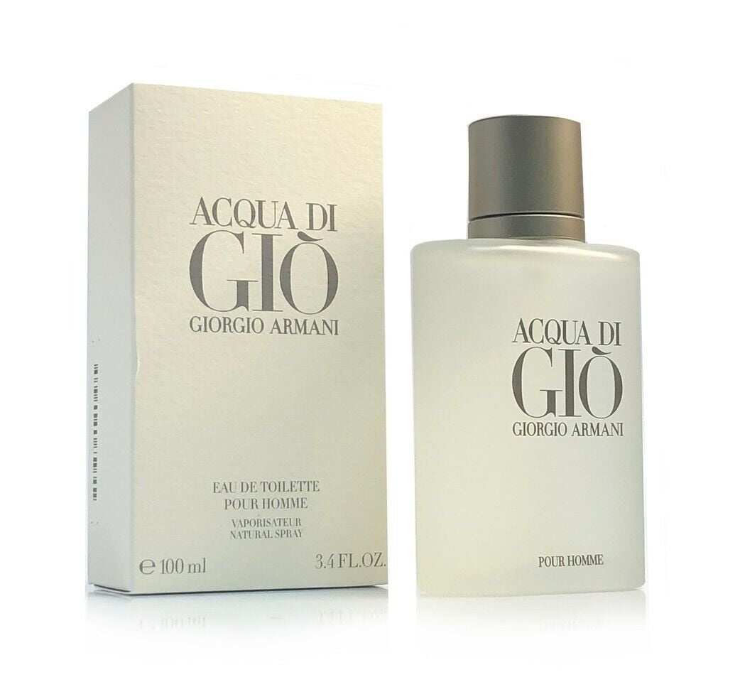 Acqua Aqua Di Gio by Giorgio Armani 3.4 Oz EDT Spray New in Box Cologne for Men