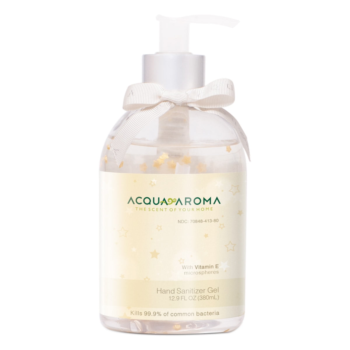 Acqua Aroma Baby Collection Hand Sanitizer Gel 12.9 FL OZ (380mL) with Vitamin E microspheres