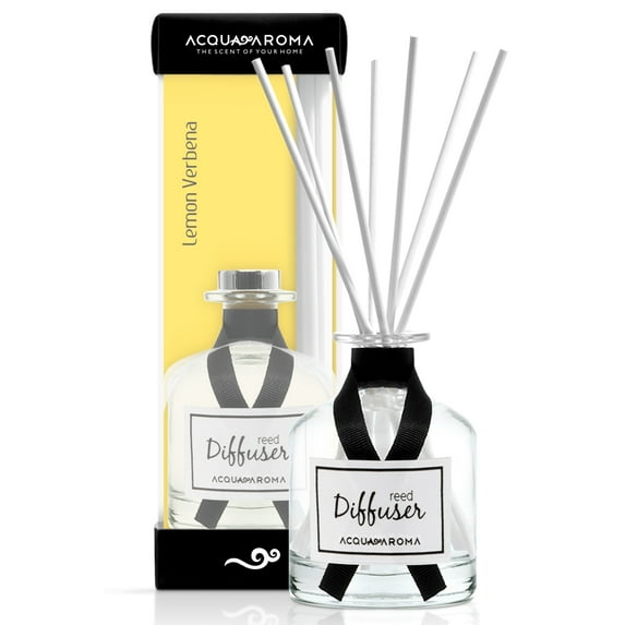 Acqua Aroma Lemon Verbena Reed Diffuser 8.1 FL OZ (240ml) Gift Set