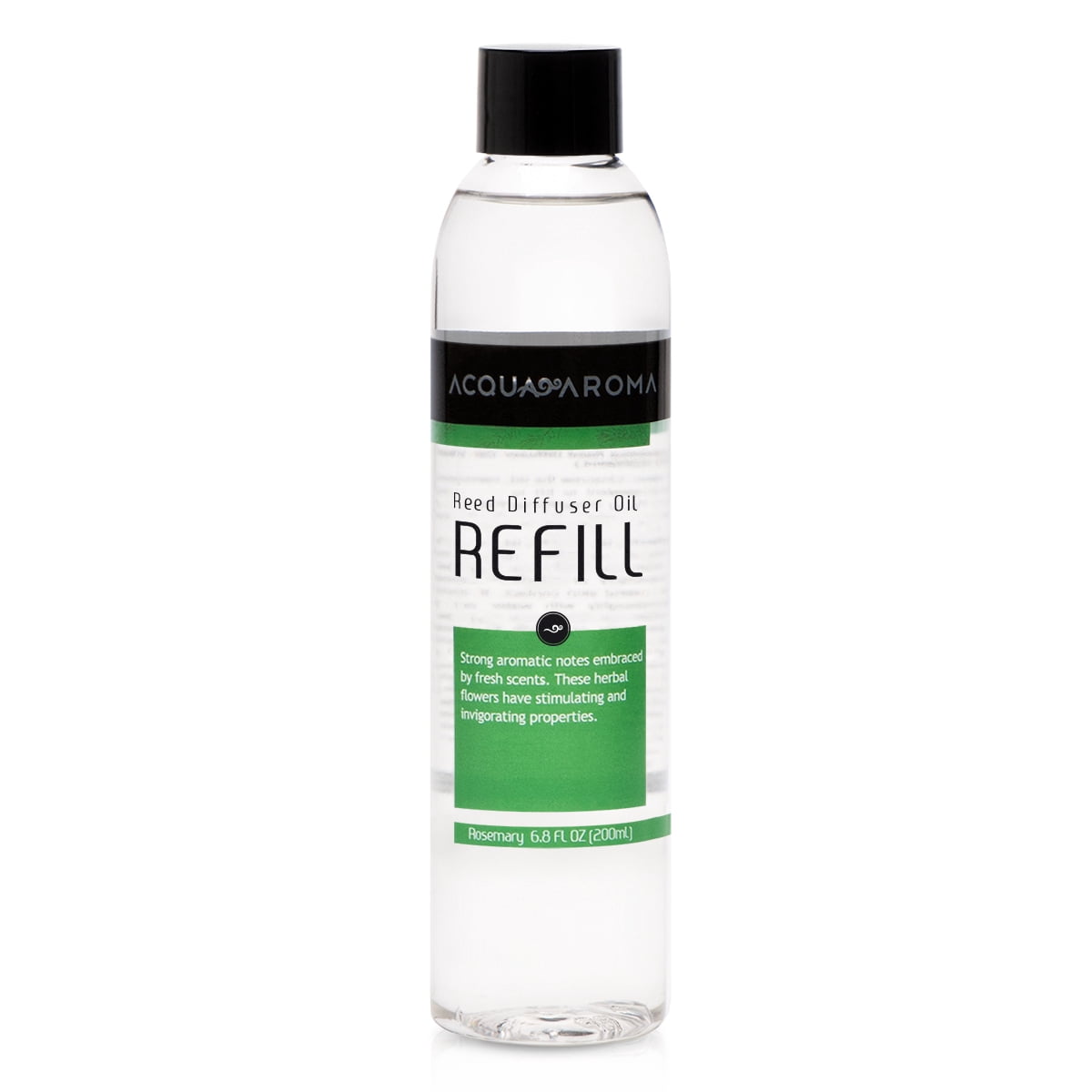 Acqua Reed Diffuser Acqua Aroma Rosemary Reed Diffuser Oil Refill 6.8 FL OZ (200ml ...