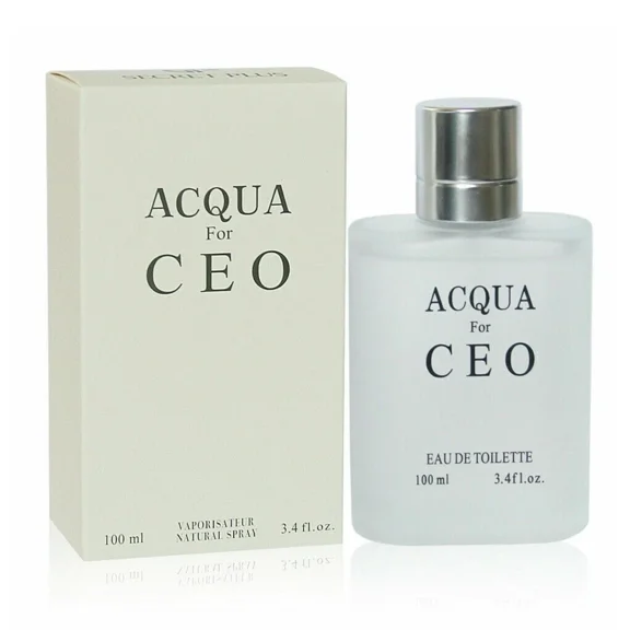 Acqua For Ceo Eau de Parfum Spray for Men, 3.4 fl oz
