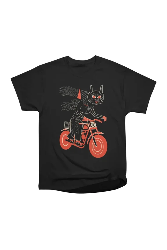 Acrobatic Biker Cat T-Shirt Tee Gift For Him Merch For Her Apparel For Friend