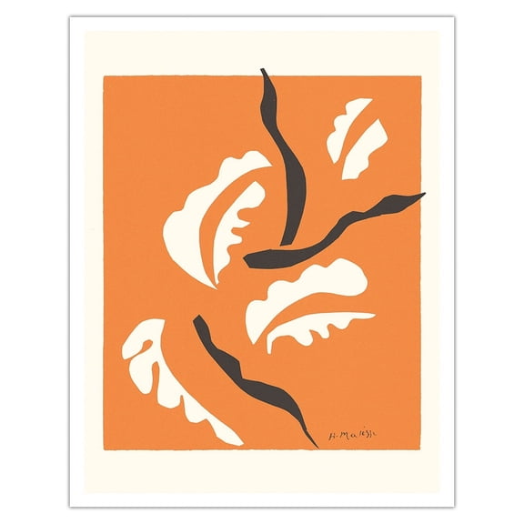 Acrobatic Dancer - From an Original Cut-Out Artwork by Henri Matisse c.1950 - Fine Art Matte Paper Print (Unframed) 11x14in