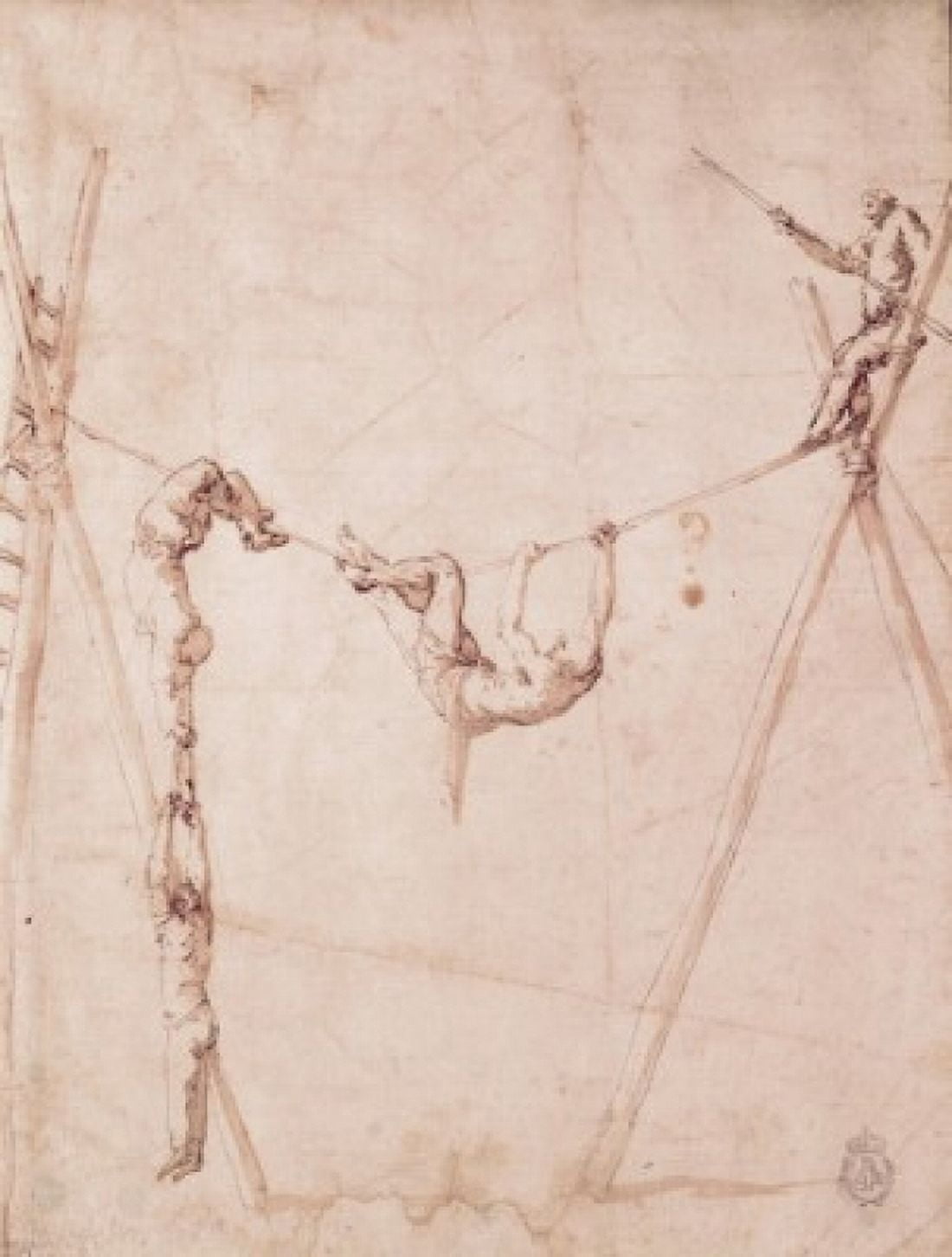 Acrobats On a Loose Wire Ribera Jusepe de (1591-1652Spanish) Canvas Art - Jusepe de Ribera (18 x 24)