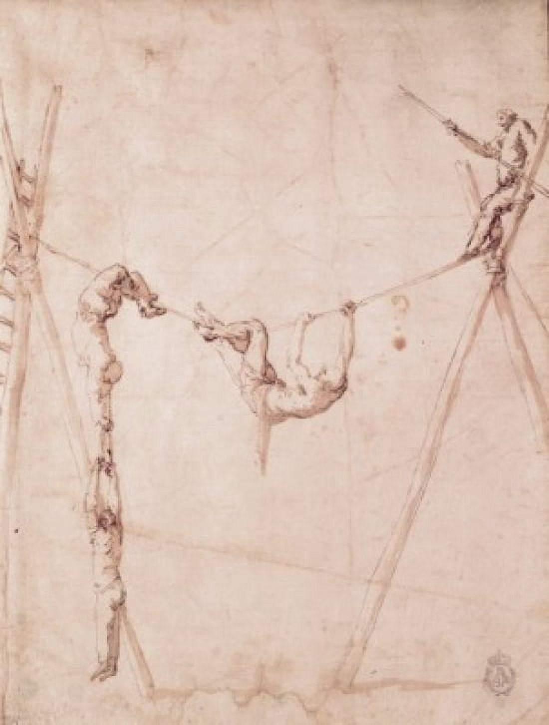 Acrobats On a Loose Wire Ribera Jusepe de (1591-1652Spanish) Canvas Art - Jusepe de Ribera (24 x 36)