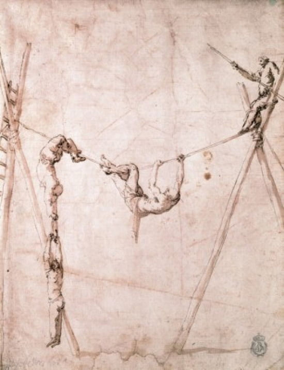 Acrobats on Loose Wire by Jusepe De Ribera 1591-1652 Canvas Art - Jusepe De Ribera (18 x 24)