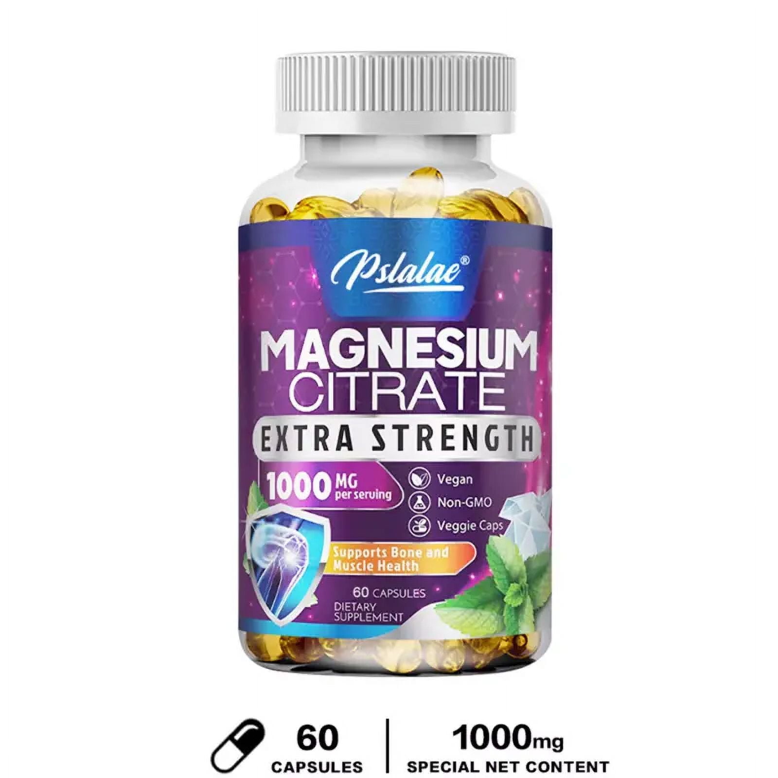 Acrolt Magnesium Citrate 1000mgHigh Absorption,Promotes Nerve,Muscle