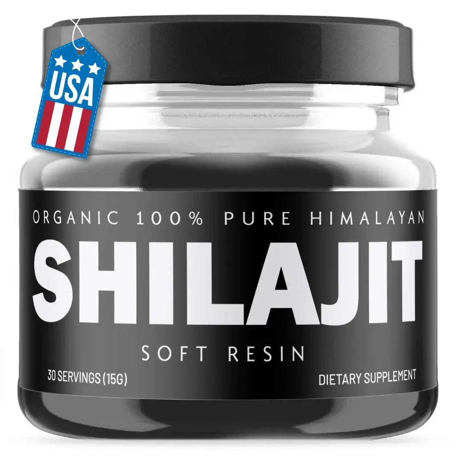 Acrolt Pure 100 Himalayan Shilajit, Soft Resin, Organic, Extremely