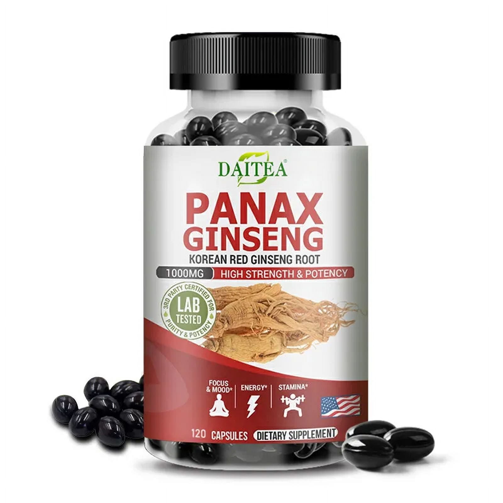 NutraChamps Maca Root Capsules and Korean Ginseng Capsules