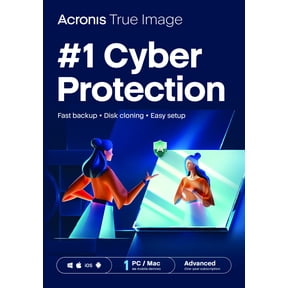 Acronis True Image Advanced 50GB Cloud, Antivirus and Backup Software - 1PC/MAC [Digital Download]
