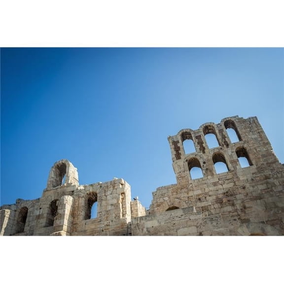 Acropolis - Athens Greece Poster Print - 19 x 12 in.