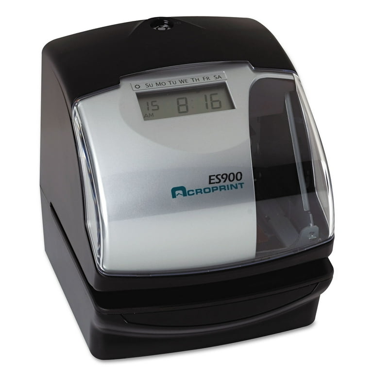 Acroprint ES900 Atomic Electronic Payroll Recorder, Time Stamp and 