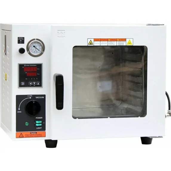 Across International 250C ECO 0.9 Cu Ft Vacuum Drying Oven with LED Lights, 1 Year Warranty
