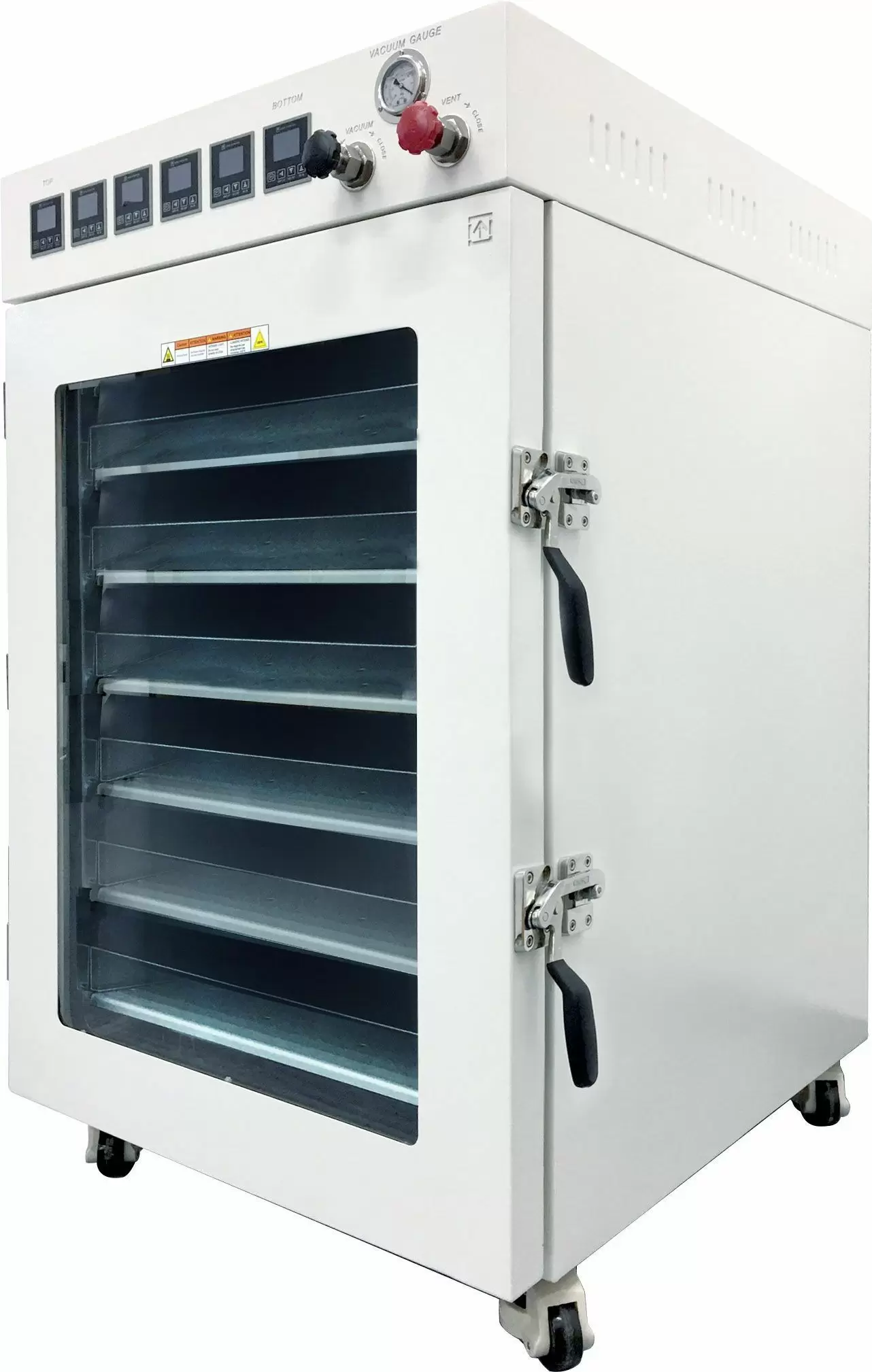 Across International AT160 UL CSA Certified 16 cu ft Vacuum Purging Oven with 6 Heated Shelves, LCD Control, 250 Deg F, 220V, 50/60 Hz, 3000W