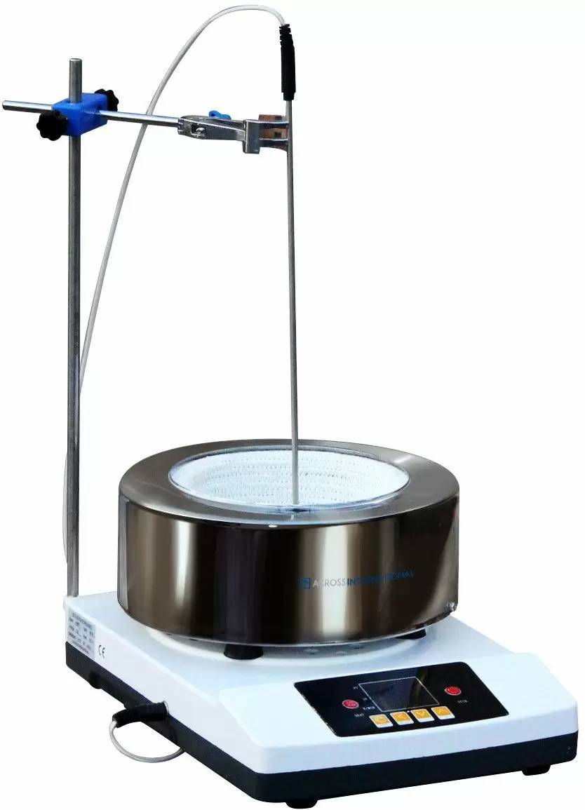 Across International DigiM 2L 300°C 1200 RPM PID Controlled Digital Heating Mantle