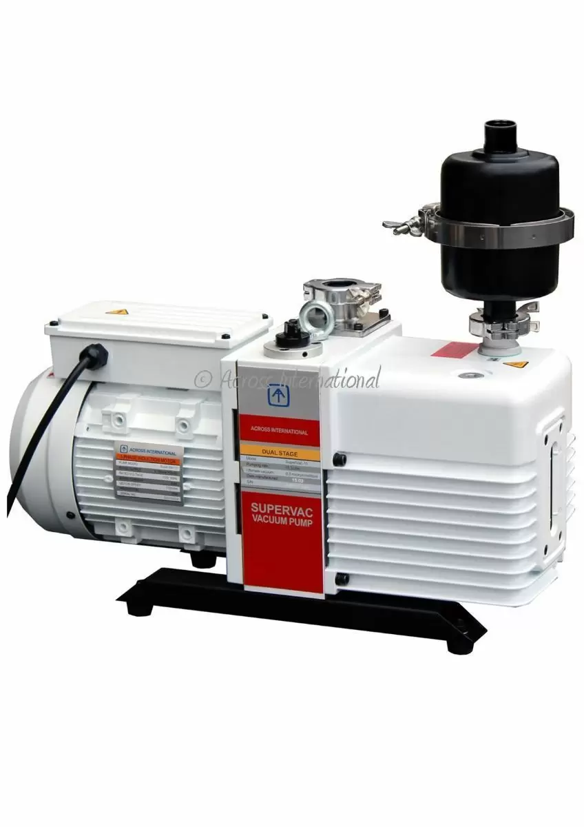 Across International SV11.110-UL Ai SuperVac Commercial Grade Dual-Stage Chemical Resistant Vacuum Pump with Filter, 11 cfm UL/CSA
