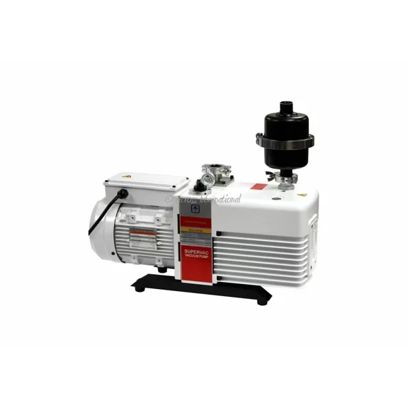 Across International SuperVac 21 cfm Commercial Grade Dual-Stage Chemical Resistant Vacuum Pump w/Filter UL/CE
