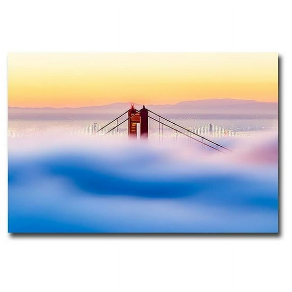 Across The Bay by Dave Gordon Premium Gallery-Wrapped Canvas Giclee Art - Ready-to-Hang, 24 x 36 x 1.5 in.