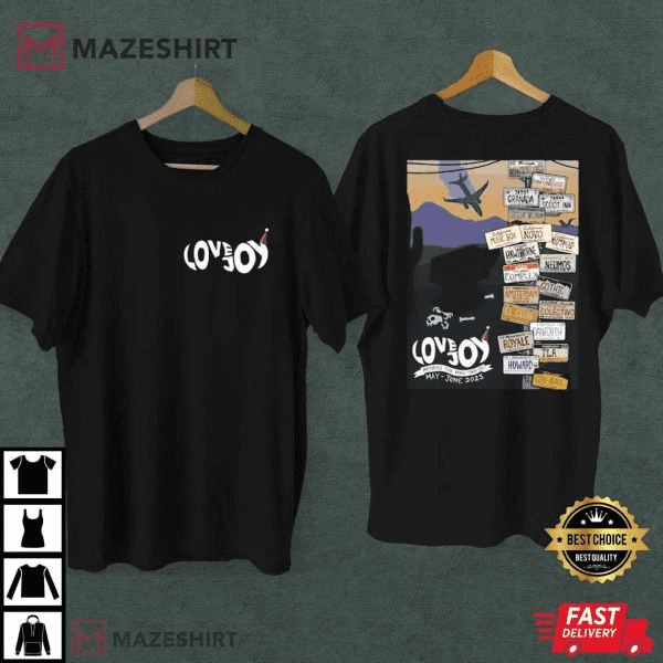 Across The Pond Tour 2023 Lovejoy For Fan T Shirt Tee Unisex, Color ...