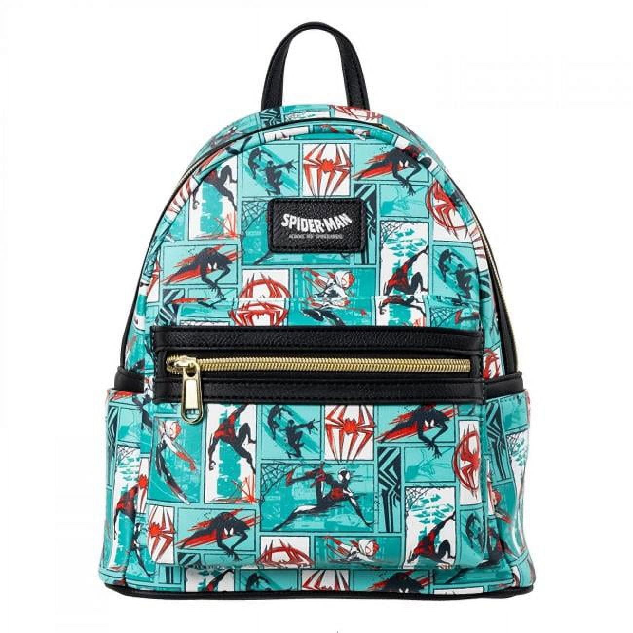 Across The Spider-Verse Mini-Backpack by Loungefly, Blue  display picture 1