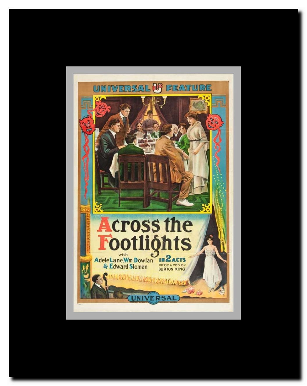 Across the Footlights Framed Movie Poster