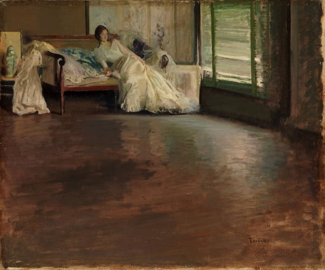 Across the Room Canvas Art - Edmund Charles Tarbell (24 x 36)