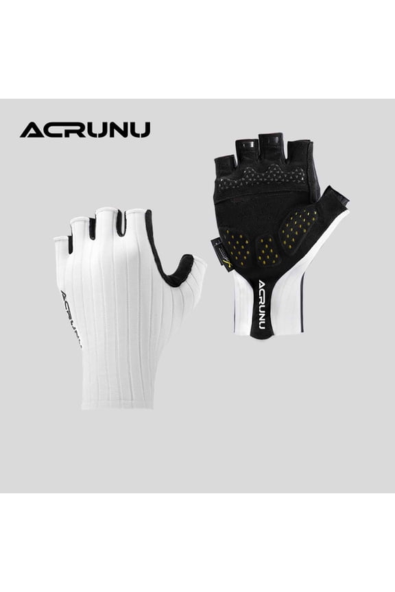 Acrunu Half-Finger Cycling Gloves, Uv-Protective Gloves Blocking 99% Harmful Uv Rays With Soft Breathable Nylon Fabric And Extended Adjustable Fingers, Multi-Purpose For Manicures