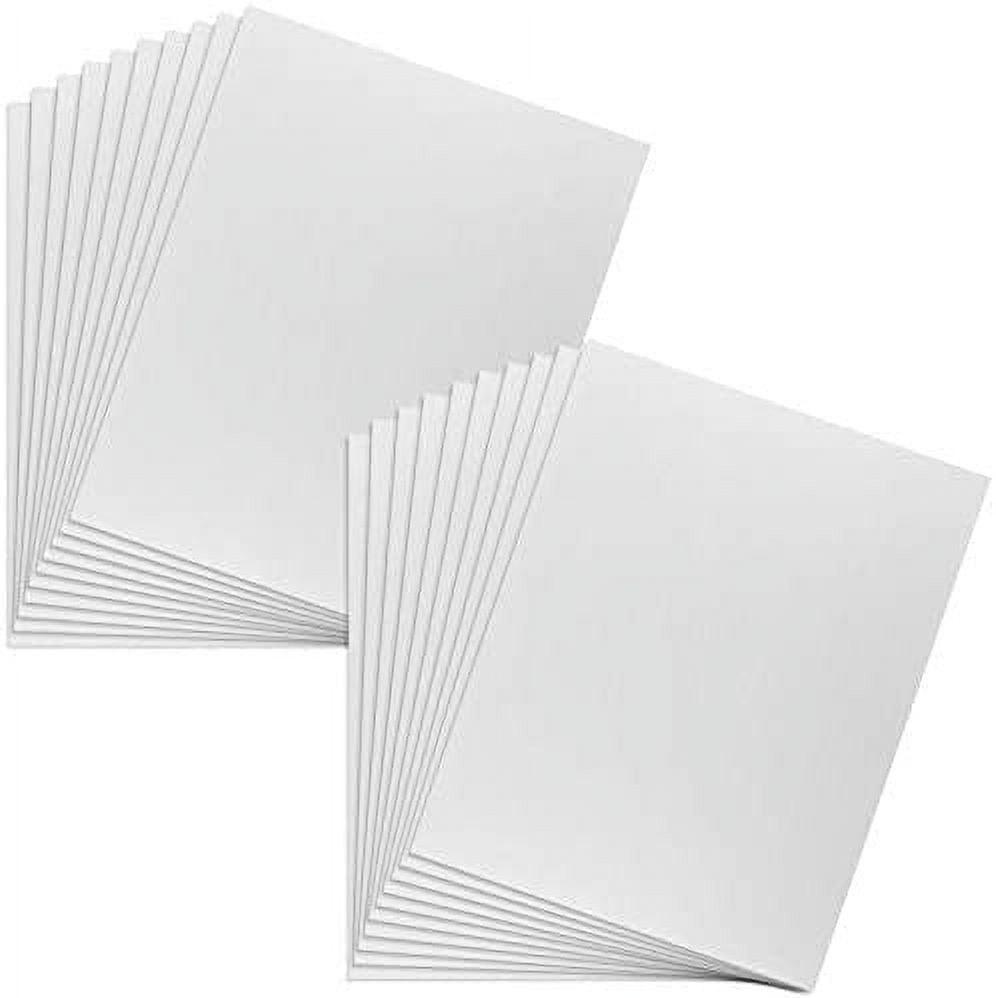 Foam Core Backing Board 3/16 White 18x24- 5 Pack. Many Sizes Available.  Acid Free Buffered Craft Poster Board for Signs, Presentations, School,  Office and Art Projects 