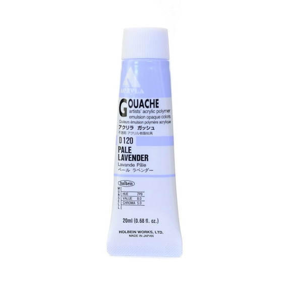 Acryla Gouache 20 ml, pale lavender (pack of 2)