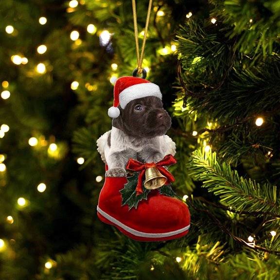 Acrylic 2D FLAT Holiday Tree Decoration Cocker Spaniel Christmas Ornament SM132