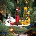 thumbnail image 1 of Acrylic 2D FLAT Holiday Tree Decoration Irish Setter Christmas Ornament LK1112, 1 of 3