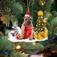 thumbnail image 1 of Acrylic 2D FLAT - Shar Pei Christmas Ornament - Holiday Tree Decoration, 1 of 3