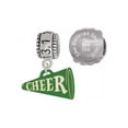 thumbnail image 1 of Acrylic 3/4" Green Cheer Megaphone 13.1 Half Marathon Run She Believed She Could Charm Beads (Set of 2), 1 of 1