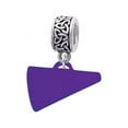 thumbnail image 1 of Acrylic 3/4" Purple Megaphone - Celtic Knot Charm Bead, 1 of 1