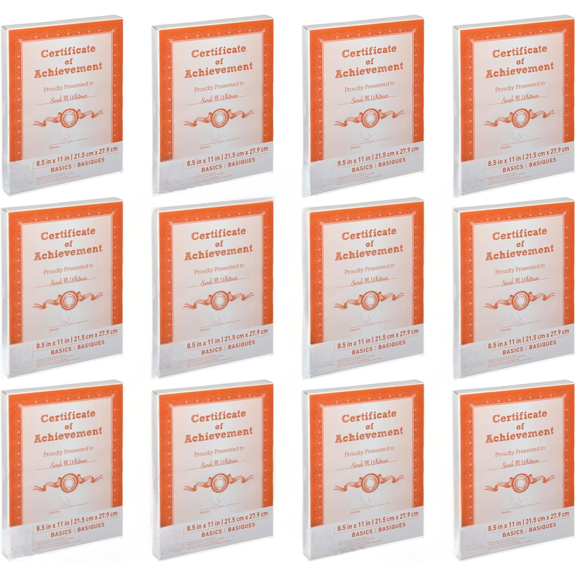 Acrylic 8.5" x 11" Basics Box Frame, 12 Pack$$Home Decor, Kitchen, & Other