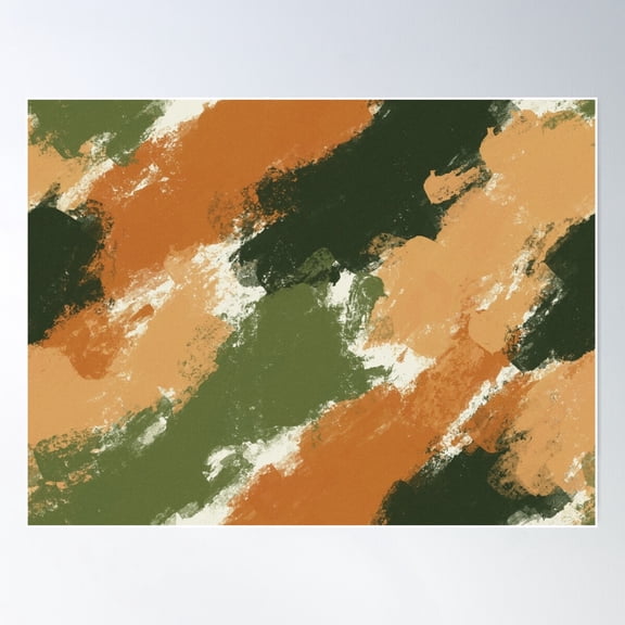 Acrylic Abstract Noise Seamless Pattern Poster Wall Art, Modern Wall Decor For Living Room Bedroom, 8x12 UNFRAMED