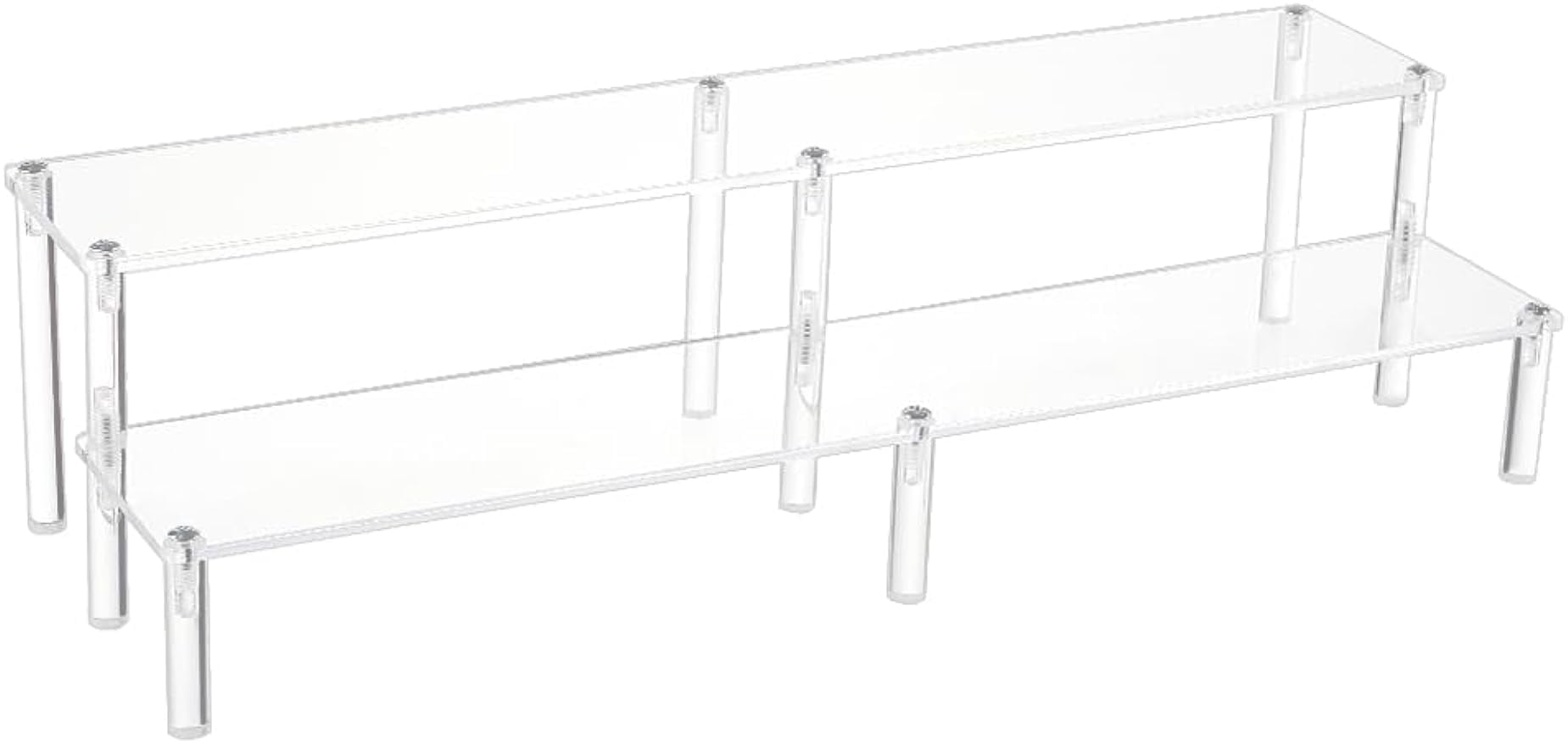 Acrylic Action Figure Display Riser Stands 2 Tier Acrylic Risers Tiered acrylic-action-figure-display-riser-stands-2-tier-acrylic-risers-tiered