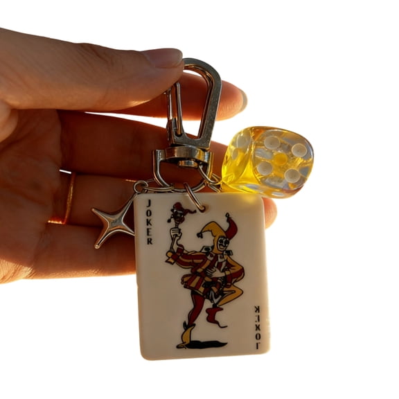 Acrylic Alloy Game Keychain Purse Pendant for Backpack Bag Charm Innovative Design Accessories