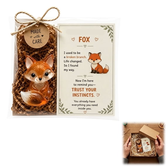 Acrylic Animal Encouragement Figurine Pocket Cards,Pocket Hug,Positive Token Emotional Animal Pocket Gifts,Acrylic Keepsake Animal Statue Inspirational Pocket Card Set,Suitable for Table Display