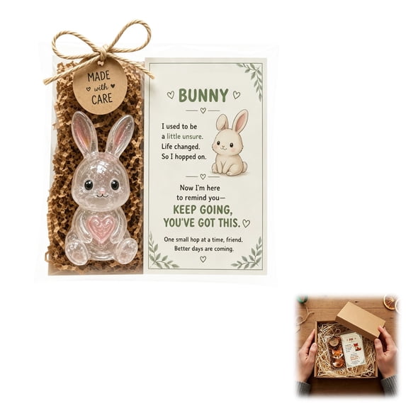 Acrylic Animal Encouragement Figurine Pocket Cards,Pocket Hug,Positive Token Emotional Animal Pocket Gifts,Acrylic Keepsake Animal Statue Inspirational Pocket Card Set,Suitable for Table Display