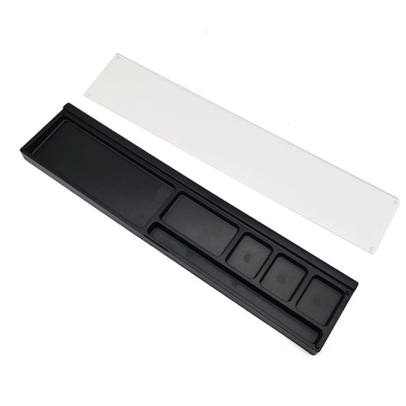 Acrylic Anti-slip Support Ergonomic Palm Rest Desktop Storage Box Easy Typing