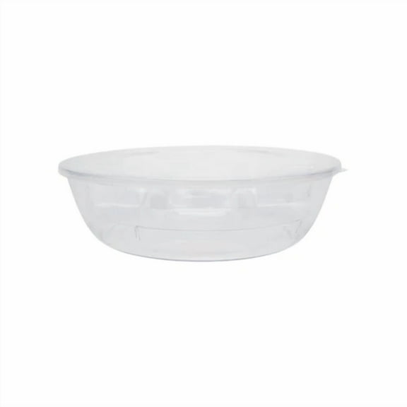 Acrylic Appetizer On Ice Serving Tray With Lid, Clear